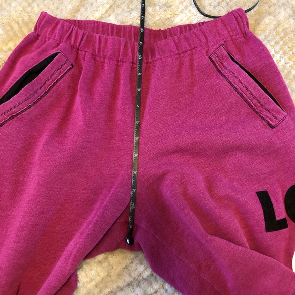 Mossimo Purple LOVE 8 Sweats - Picture 6 of 12